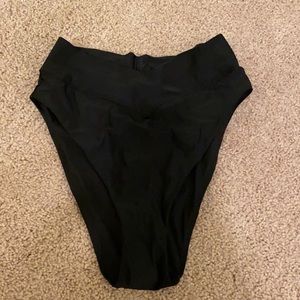 NWT aerie Black Bikini Bottom